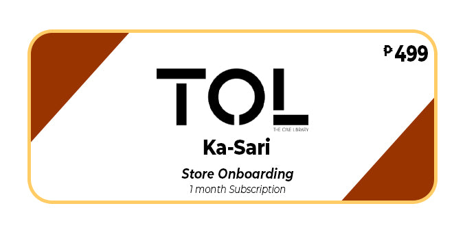 TOL Ka-Sari : Store Onboarding